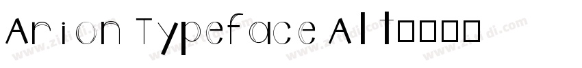Arion Typeface Alt字体转换